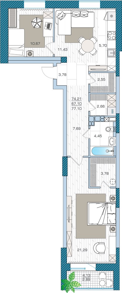Квартира 3.30